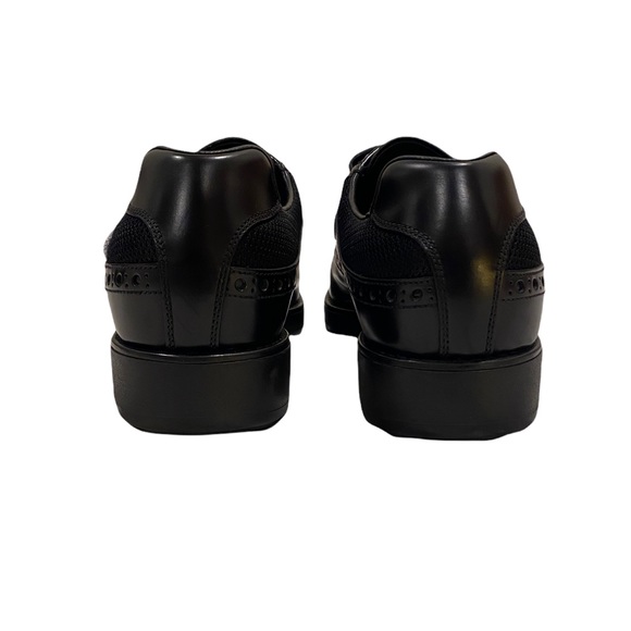 Prada Mens Black Velcro Patch Leather Shoes - Picture 7 of 7